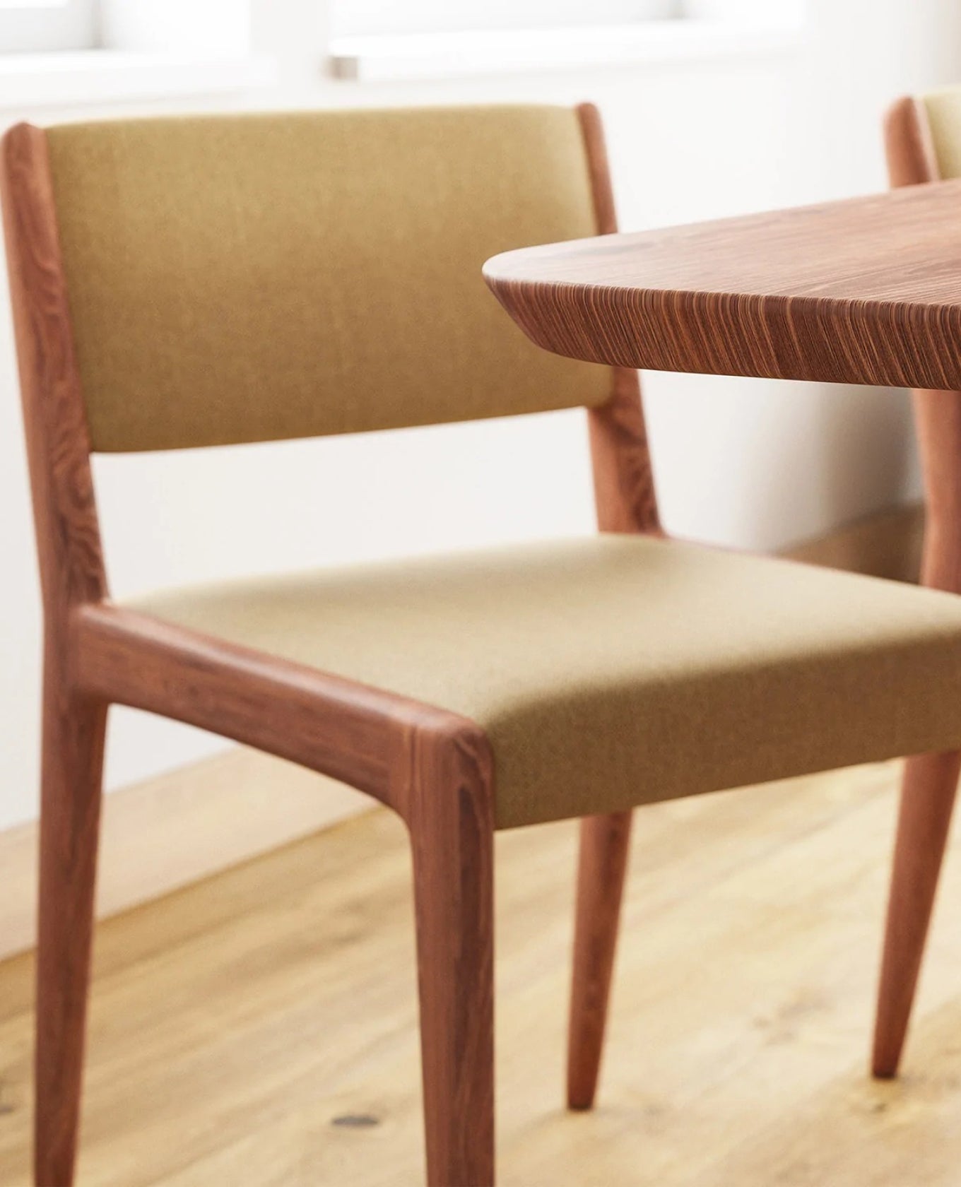 jasmi dining chair in natural latex