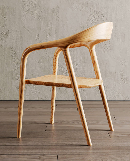 Wooden Victorian Chair