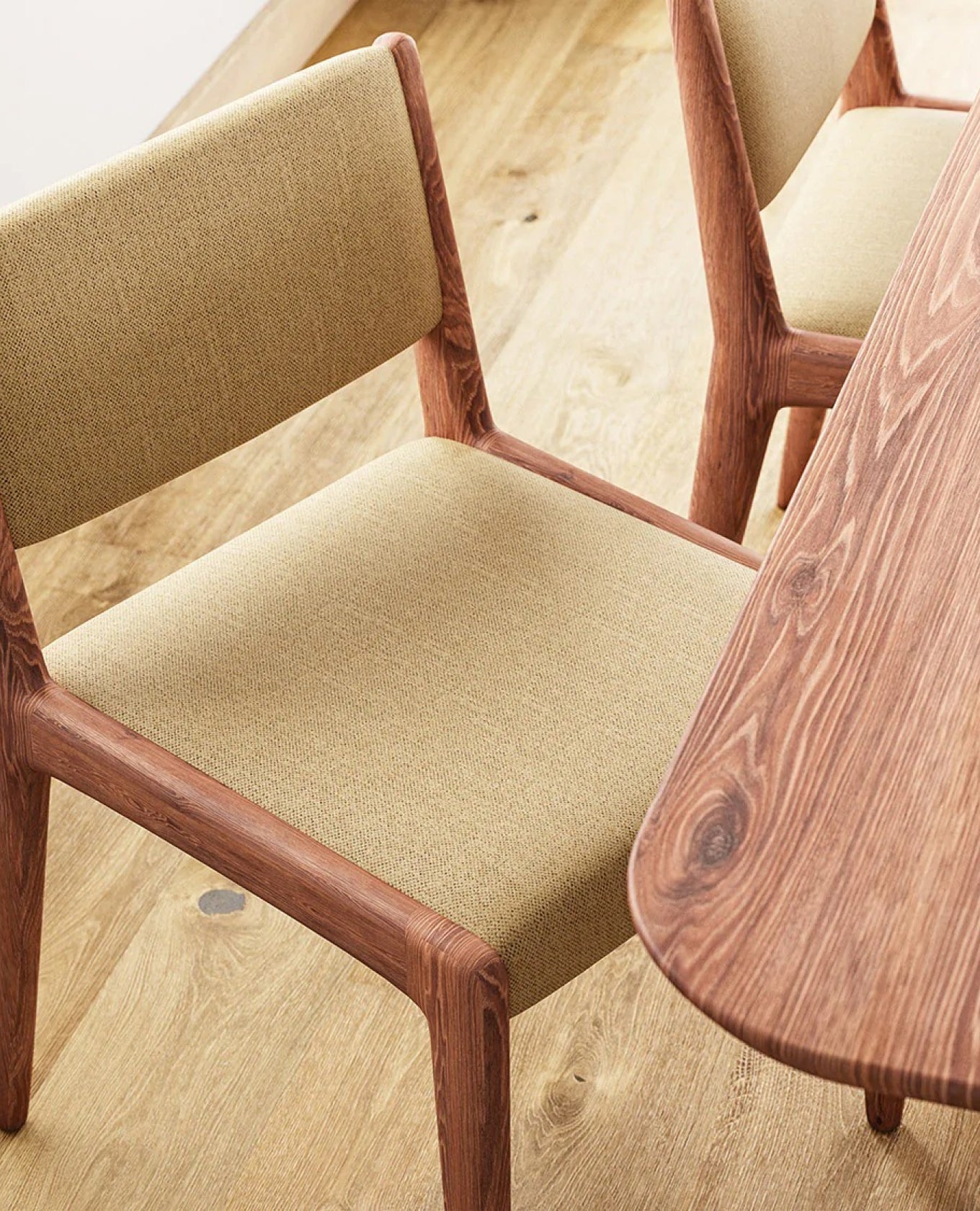 jasmi dining chair in natural latex