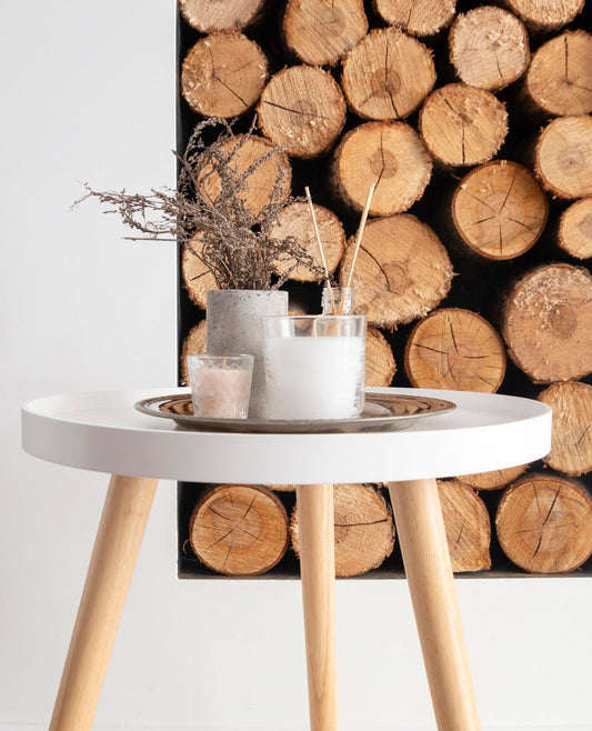 Storage Wooden Side Table