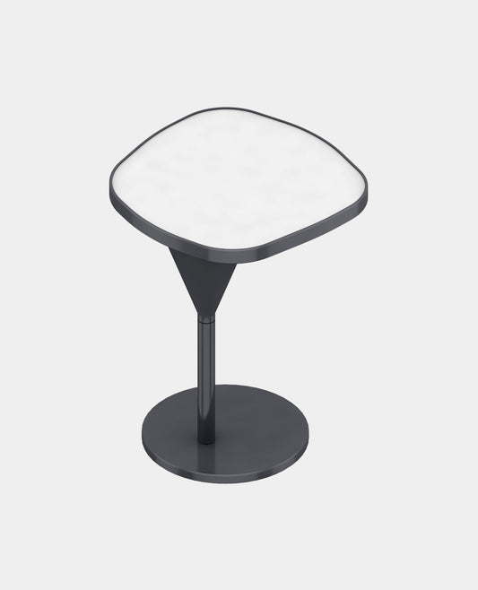 Kamnik White Marble Round Coffee Table