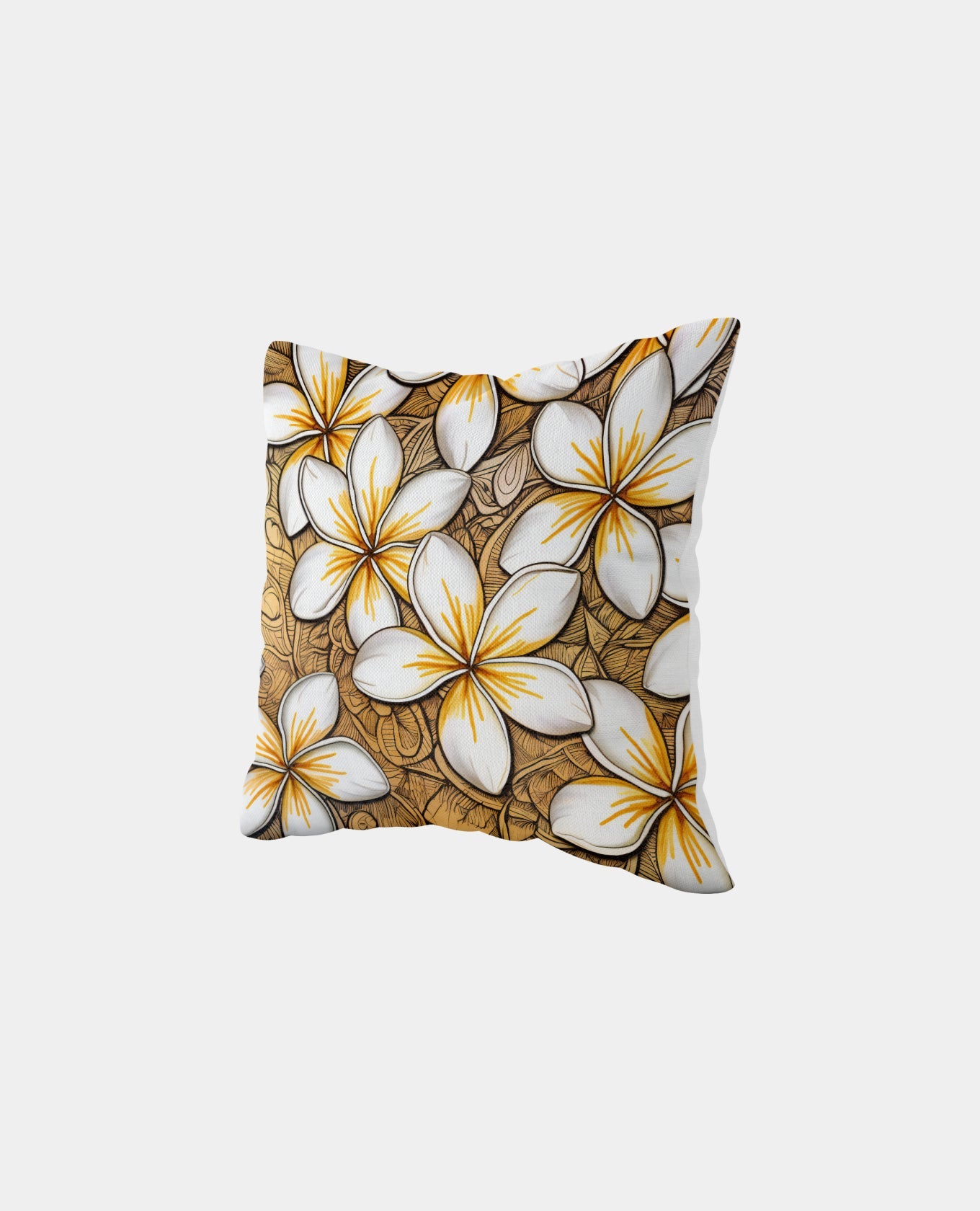 floral design cushion