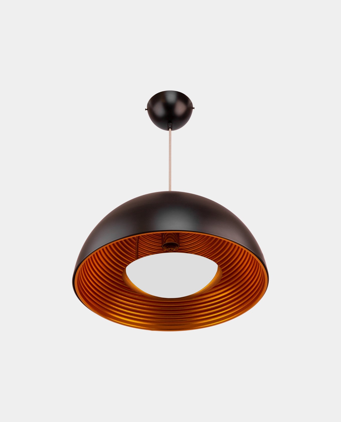 black metal single hanging light