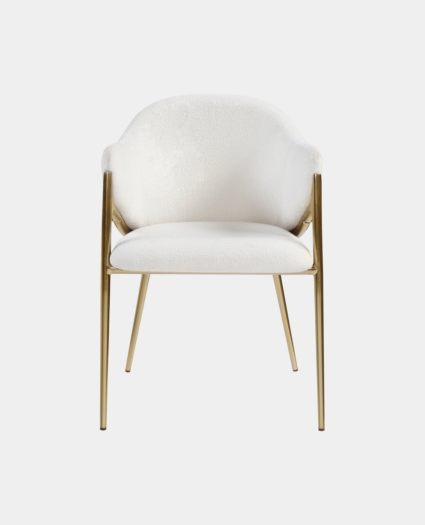 luxury brass mink velvet dining chair